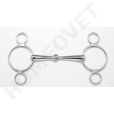 Everline 3 ring continental snaffle